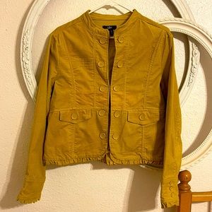 Luii corduroy cropped jacket size Lg